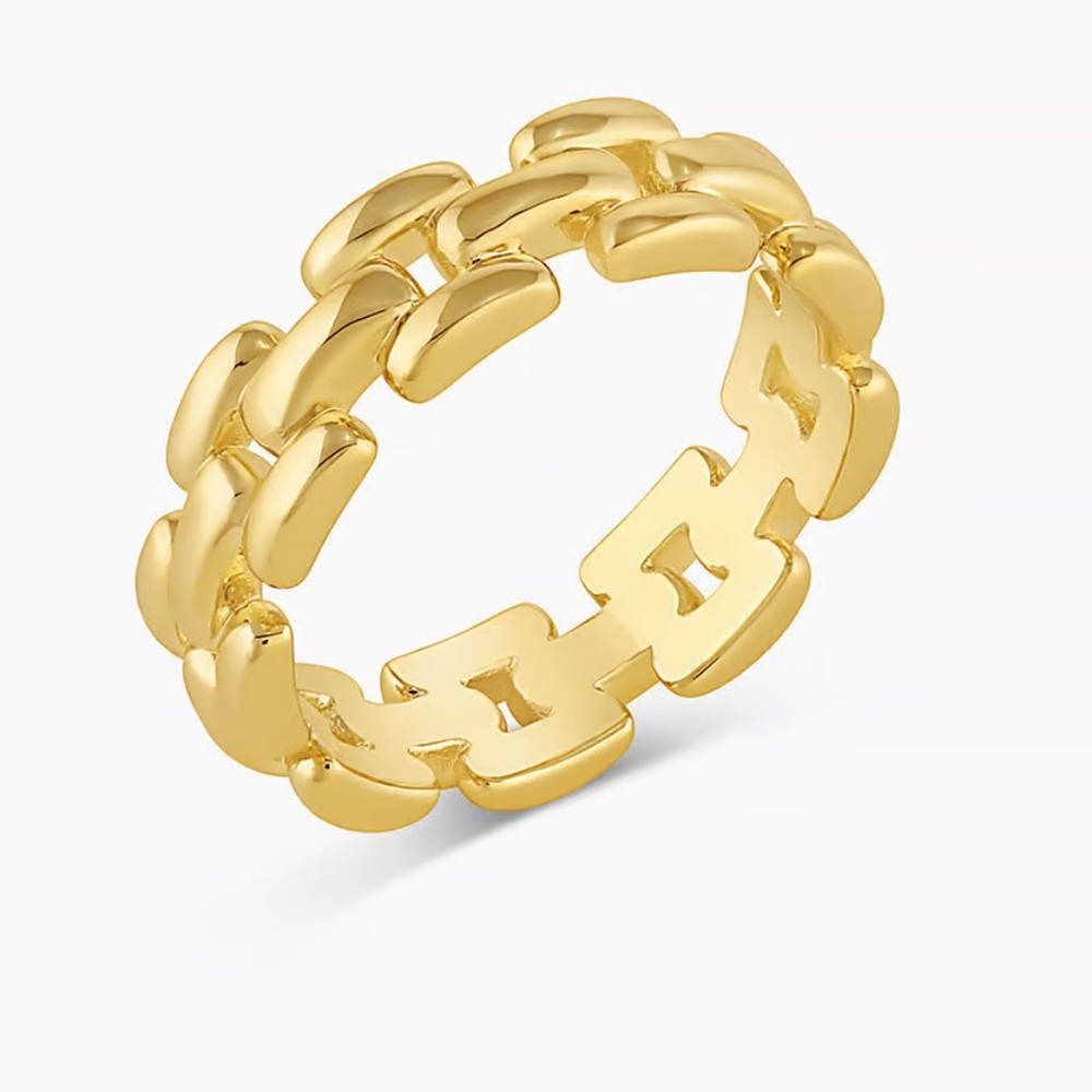 NWT Gorjana Brooklyn Link Ring. Size 7